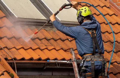 Démoussage et hydrofuge de toiture à Cleppé